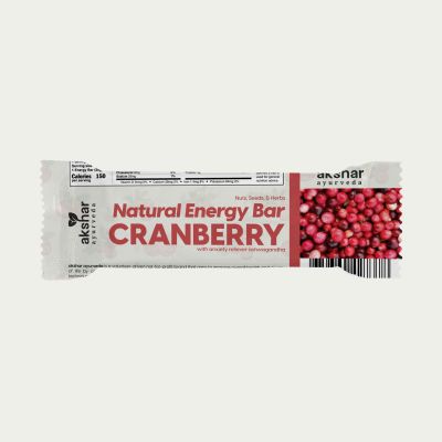 cranberry energy bar (pack of 12)