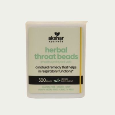 herbal throat beads