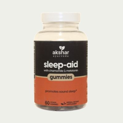 sleep aid with chemomile & melatonin gummies