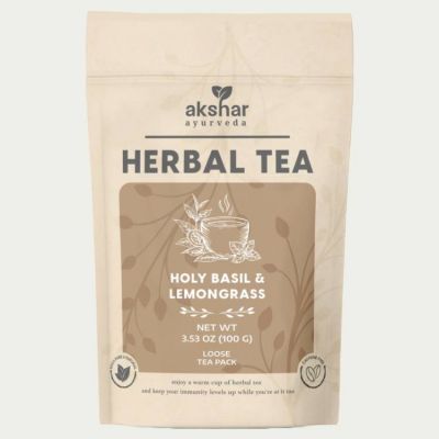 holy basil & lemongrass herbal tea 