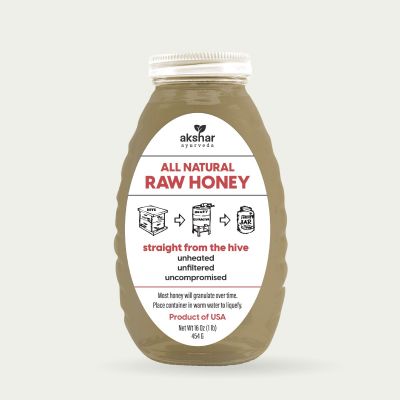 all natural raw honey 16 oz