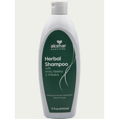 Herbal Shampoo with Amla, Reetha & Shikakai (500 ml)