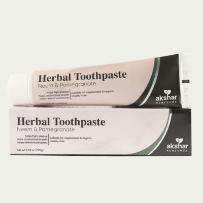 neem & pomegranate toothpaste