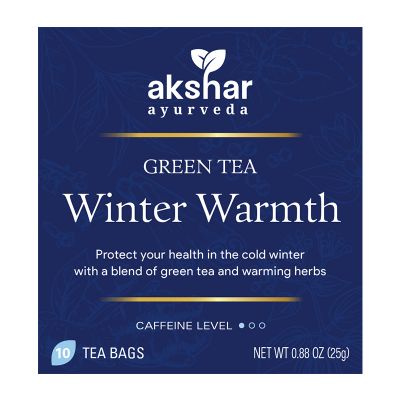 winter warmth green tea 