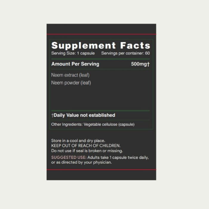 neem capsules