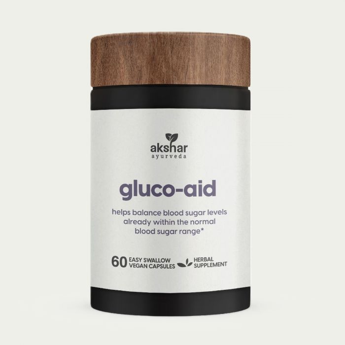 Akshar Ayurveda Gluco-Aid Capsules