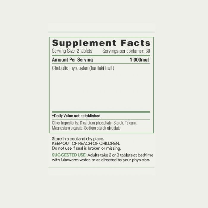 haritaki lax-aid (harde) tablets