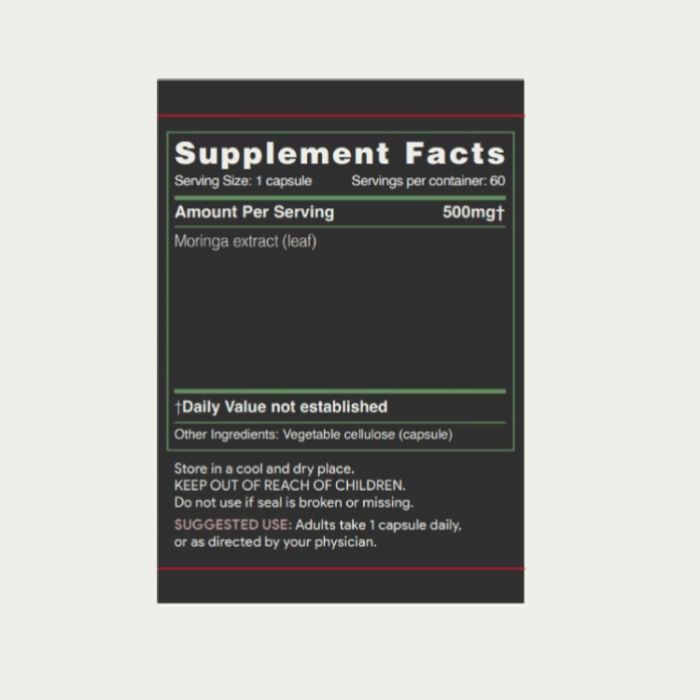 moringa capsules