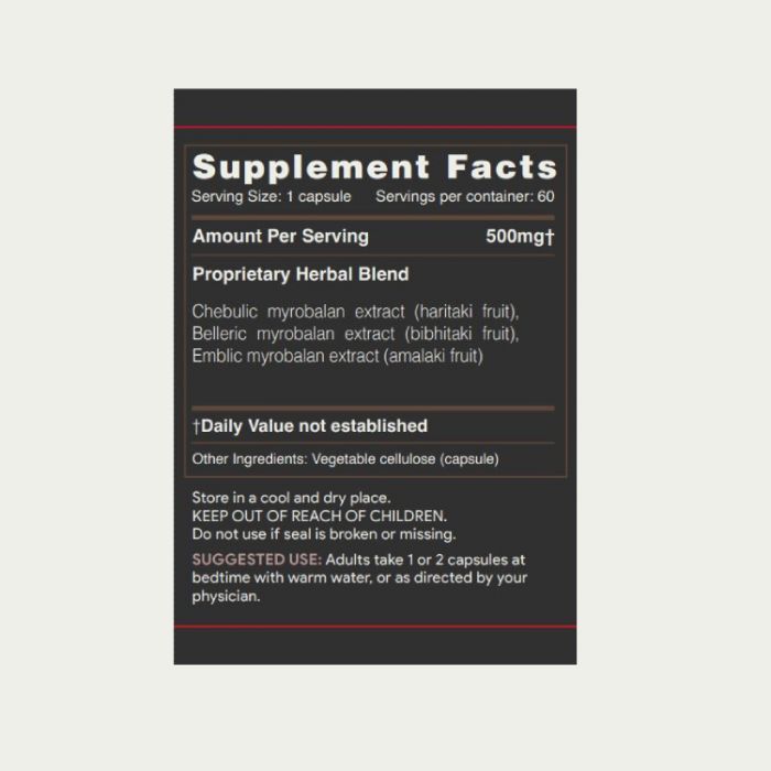 triphala capsules