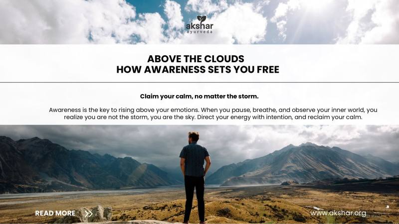 Above the clouds