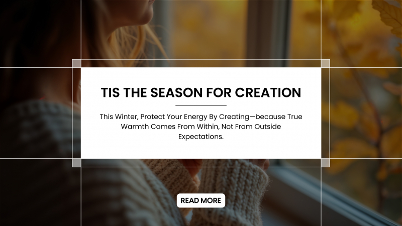 Tis the Season for Creation