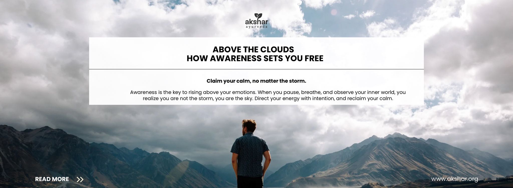 Above the clouds