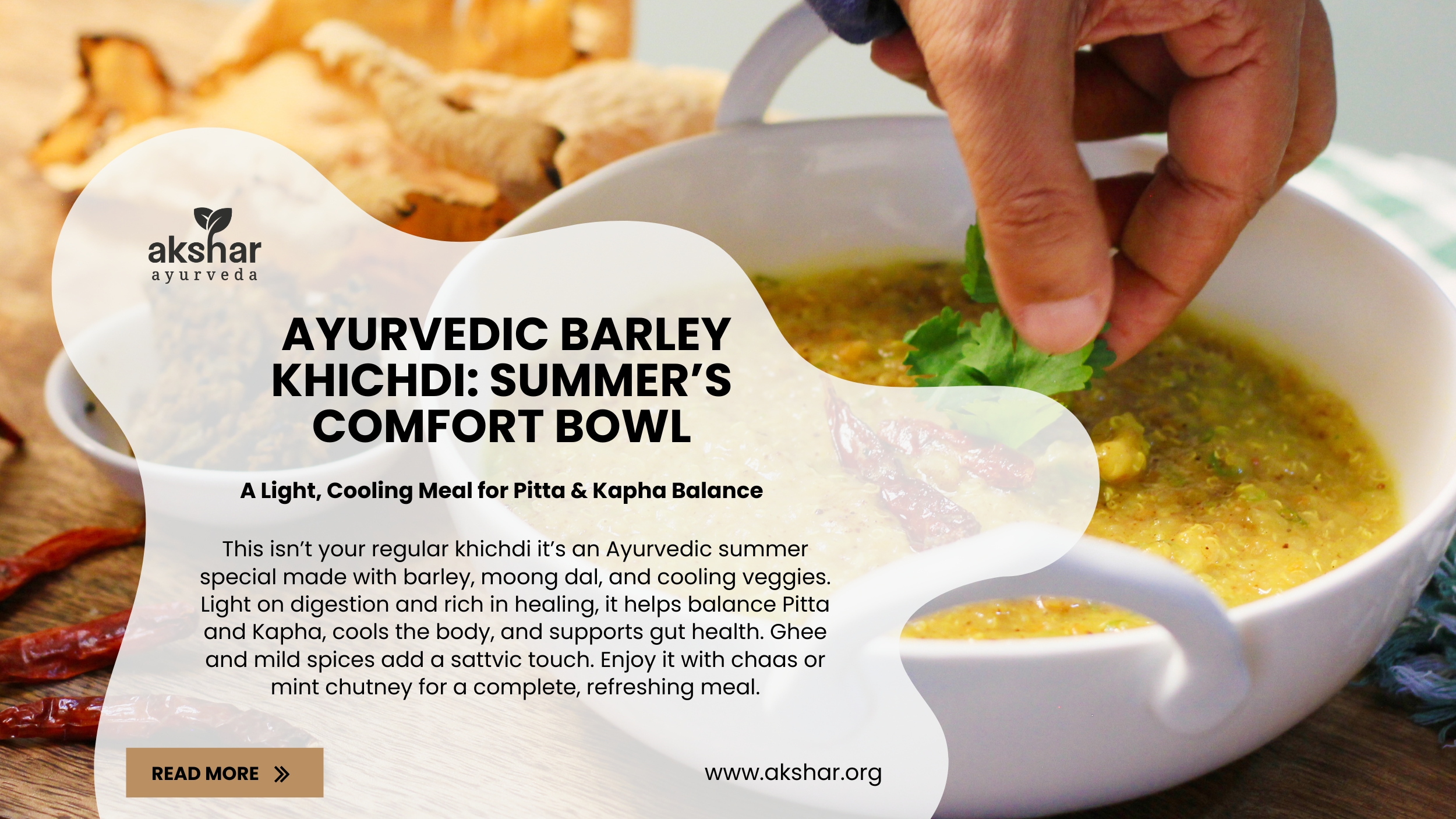 Ayurvedic Barley Khichdi